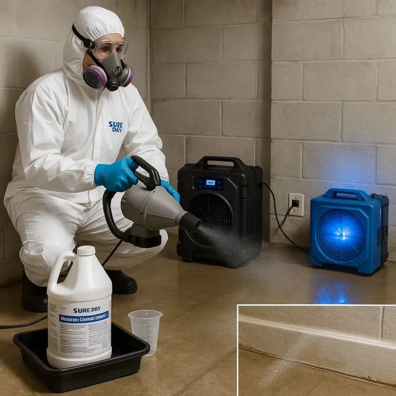 Sanitization and Odor Removal process in Nocatee, FL